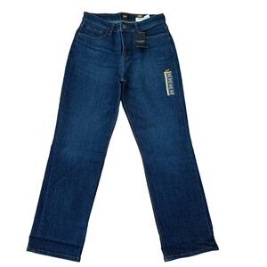 Lee Women’s Premium Boyfriend Mid-Rise Stretch Denim Blue Size 10 Medium NWT